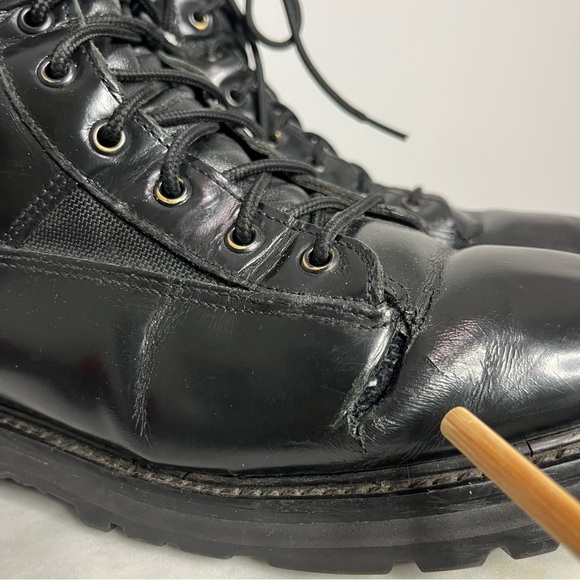 Tactical Boots Fits Mens US 10 Jump Combat Boots Grunge VTG Military Workwear - Picture 6 of 13